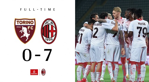 Torino 0 – 7 Milan – Milan Adictos